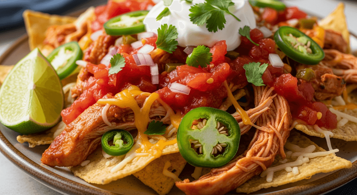 Delicioso Nachos De Pollo De Chile y Como Preparar.