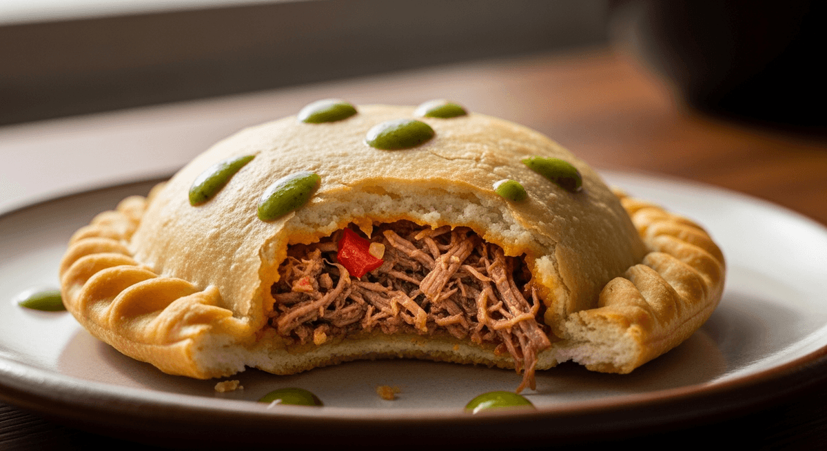 Empanada de Carne Mechada Venezolana