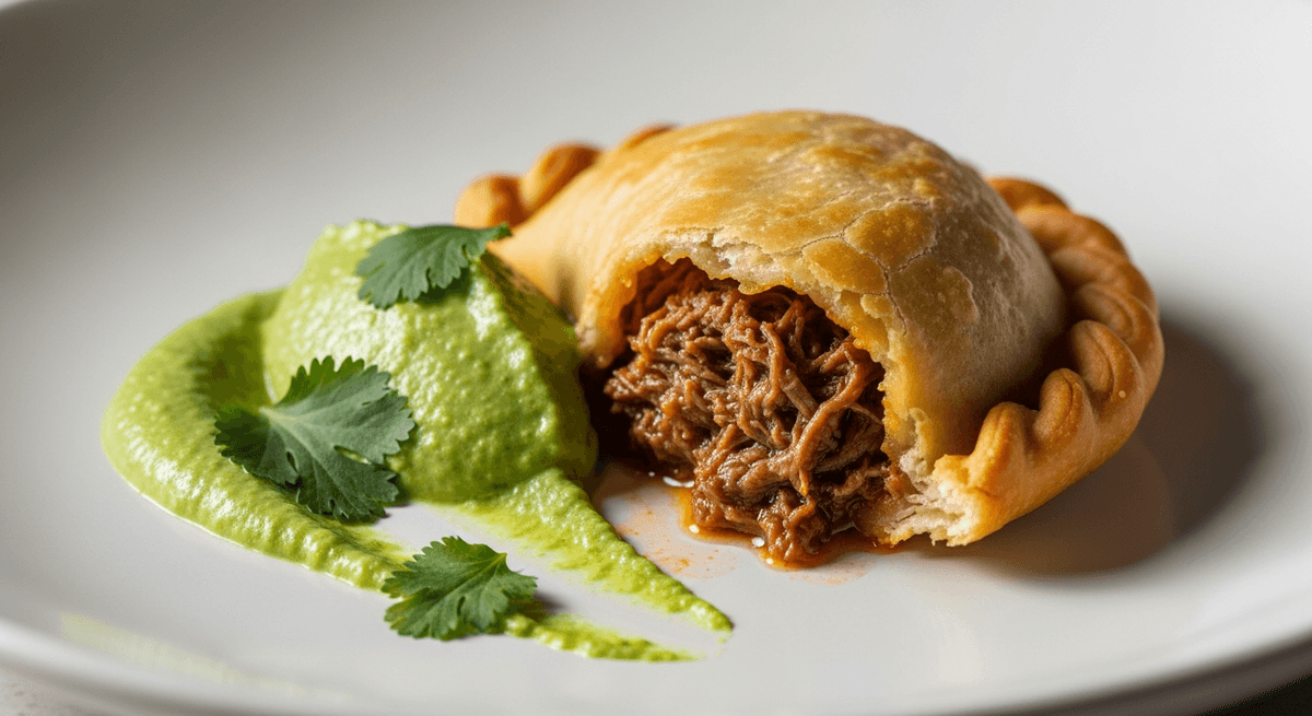 Empanada de Carne Mechada Venezolana
