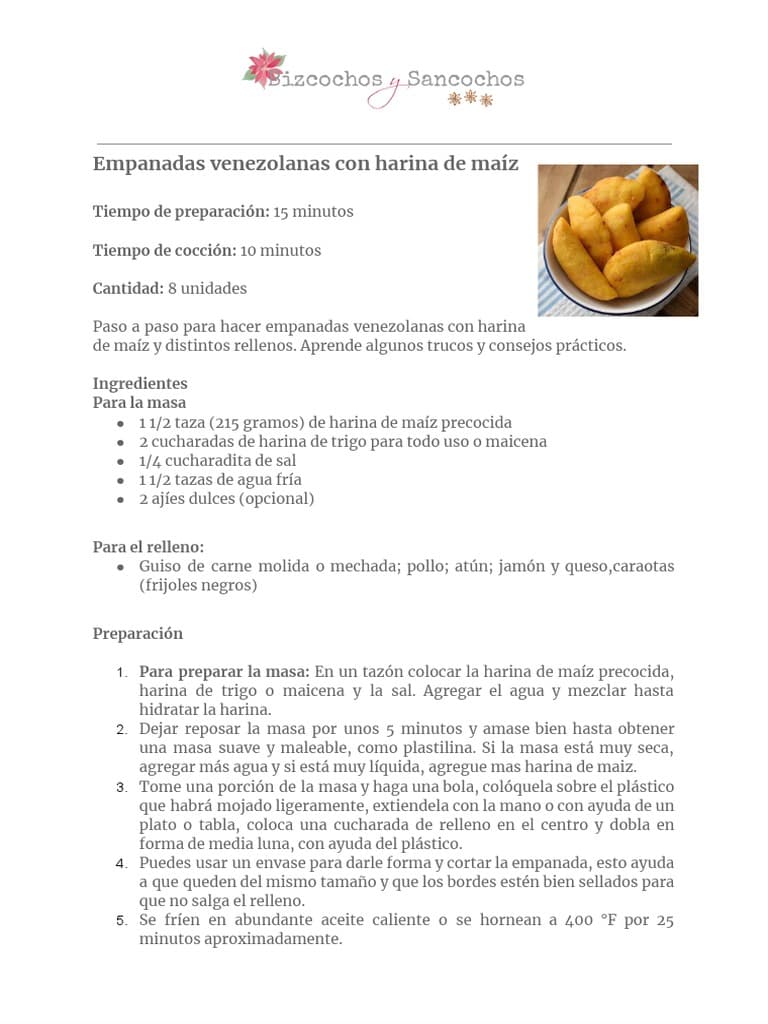 Empanadas Venezolanas: Guía Completa