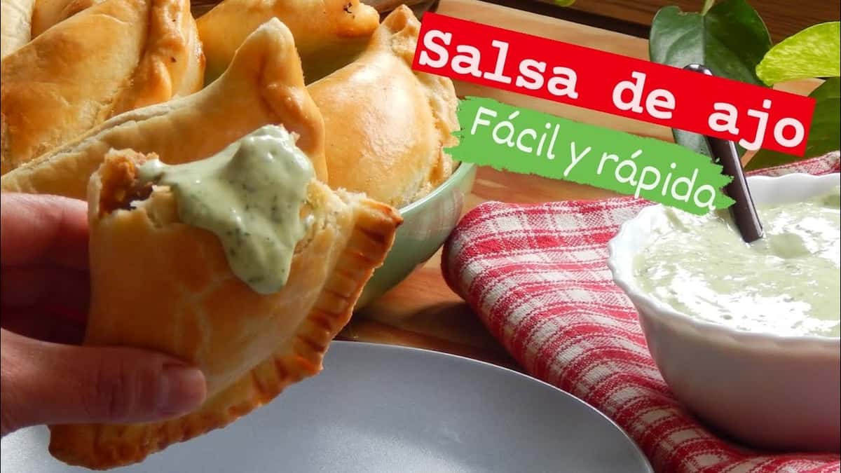 Salsa de Ajo para Empanadas Venezolanas
