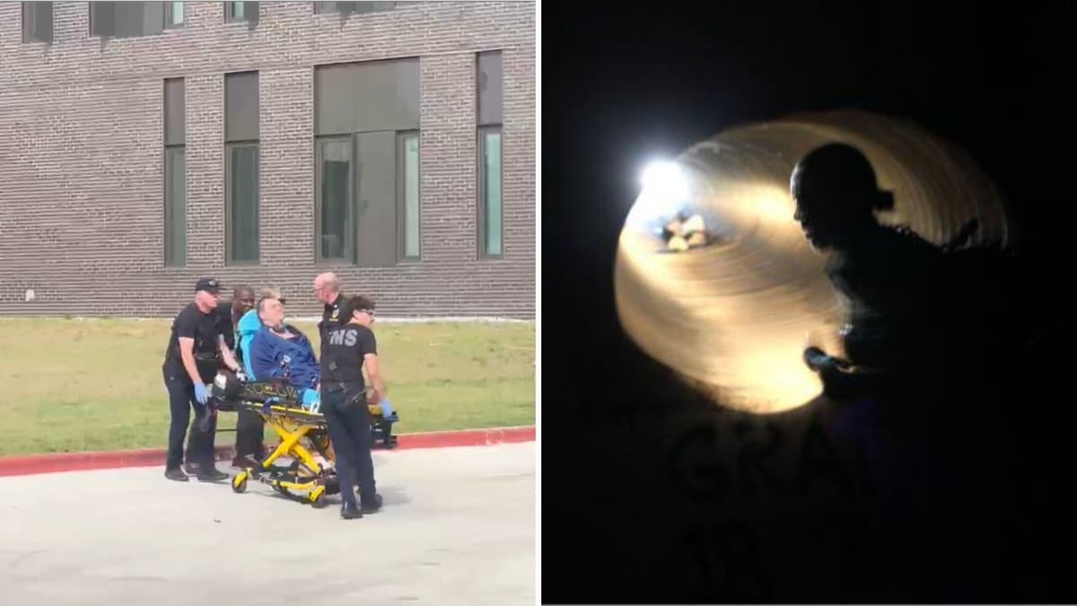 VIDEO: Un bote con 4 personas queda atascado a una altura de varios metros, al borde de una presa en Longhorn en Texas