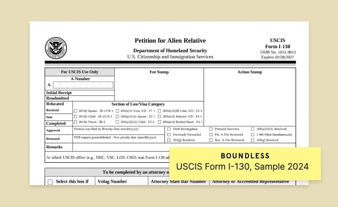 Formulario I-130: Petición Familiar de Inmigración en 2026